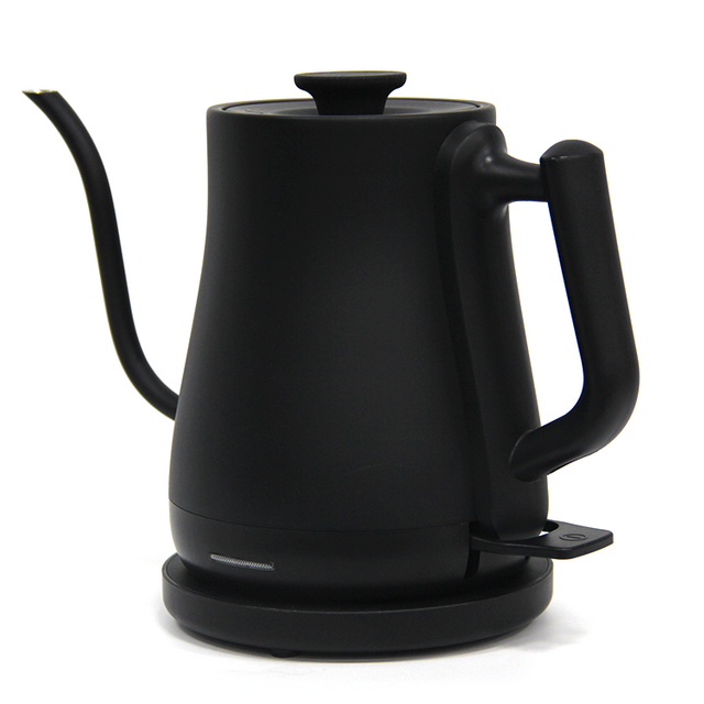 Hervidor eléctrico de té con cuello de cisne, tetera de goteo de acero inoxidable con flujo Vertical de 90 grados para el hogar, para café