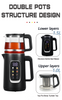 Modern Black Arabic Electrical Kettles Digital 2.6L Turquía Samovar Kettle Electric Tea Maker Conjunto de mantenimiento de temperatura cálida Control 