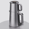 Tetera eléctrica de acero inoxidable de alta calidad, tetera turca con mango, Control de pantalla táctil, juego de tetera eléctrica Samovar
