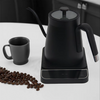 Hervidor eléctrico inteligente Digital negro de 1350W para café, té, Control de temperatura, Hervidor eléctrico con cuello de cisne