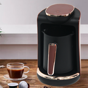 Cafetera turca portátil, venta al por mayor, con un clic, fácil operación, cafetera eléctrica de leche en polvo para el hogar