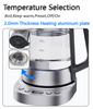 YUEKON Diseño Hervidor de vidrio doble Interruptor automático Control de temperatura 2 en 1 Máquina de té turco Samovar eléctrico