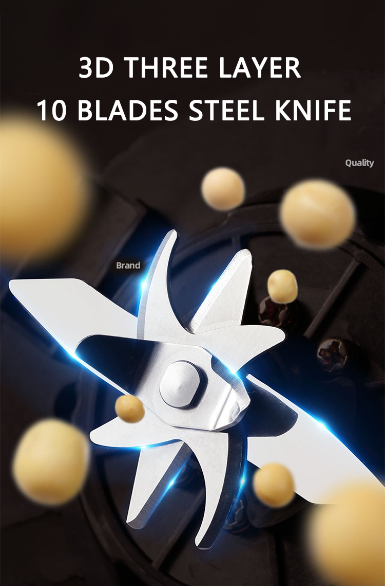 CUCHILLO ACERO TRES CAPAS 10 HOJAS 3D