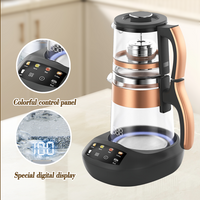 El aparato más reciente de la casa Lran Glass Tea té 1500W Té de té doble de té de té multifuncional con infusor