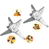 Mayoristas Silver Crest 1000W REEMPLAZO HOJAS DE REEMPLACIÓN DE LLECHA DURABLE PLACAS DE JUGUS DE ACTURAS 4 cuchillas para la licuadora