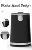 Electrodomésticos nuevos diseño de diseño eléctrico de fábrica Borosilicate Glass Tea Té Glass Glass Hervidor de té para té alto