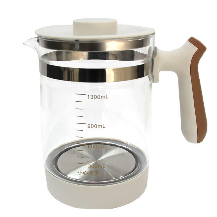 Hervidor de té caliente de alta calidad, 1,3l, termostato, modulador, fórmula, calentador de leche, Hervidor eléctrico de vidrio