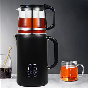 Hervidor De Agua eléctrico ruso Samovar De alta calidad, Hervidor De Agua eléctrico 2 en 1, juego De tetera para cocina casera