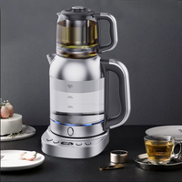 Electrodomésticos Tetera eléctrica Tetera y tetera de vidrio de borosilicato alto con control de temperatura