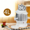 Tetera profesional de acero inoxidable con doble Samovar, juego de tetera eléctrica esmaltada, tetera Samovar, función de mantenimiento del calor 