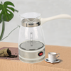 Cafetera turca de nuevo diseño, placa calefactora de 500ml, calentador de cafetera, hervidor transparente para el hogar 