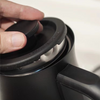 Cafetera de acero inoxidable de 600ml para café expreso, hervidor de café eléctrico con cuello de cisne