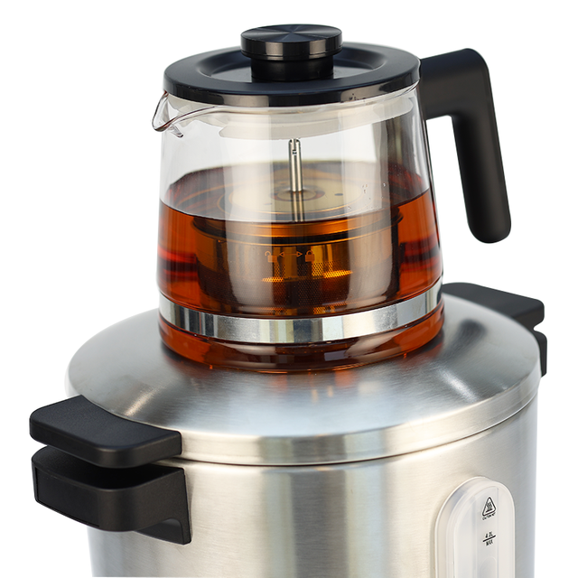 Electrodomésticos Tetera eléctrica Samovar SUS 304 Material de acero inoxidable Venta al por mayor Hervidor de té eléctrico Samovar