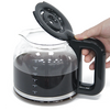 650W Apagado automático 1.5L 5-10 taza Cafetera espresso eléctrica por goteo Negro