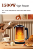 Modern Black Arabic Electrical Kettles Digital 2.6L Turquía Samovar Kettle Electric Tea Maker Conjunto de mantenimiento de temperatura cálida Control 