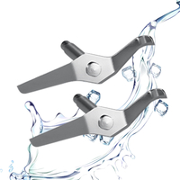 Piezas de repuesto de licuadora comercial ASPA Para Licuadora 304 Hoja de licuadora de acero inoxidable para licuadores de servicio pesado