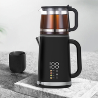 Electrodomésticos nuevos diseño de diseño eléctrico de fábrica Borosilicate Glass Tea Té Glass Glass Hervidor de té para té alto